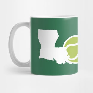 Louisiana Love Tennis Mug